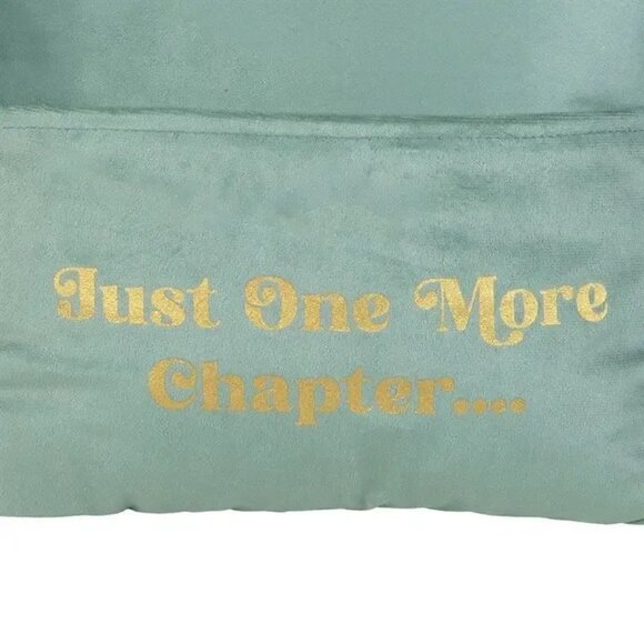 ($16) Just One More Chapter Cushion with Book Pocket - Picture 4 of 4